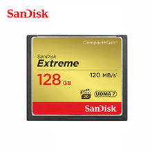 Microfone de memória com câmera sandisk, cartão de memória extremamente compacto com 128gb, 64gb, 32gb, cartão cf de até 120 mb/s, velocidade de leitura para vídeo 4 k e full hd 2024 - compre barato