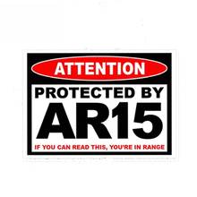 Protected AR15 AR 15 Warning Sticker Rifle Gun Safe Ammo Amendment Car Sticker Waterproof Decal Vinyl,13cm*9cm 2024 - buy cheap