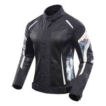 Jaqueta para motocicleta feminina, casaco de proteção à prova de vento para hyosung, triumph, benenlli, indiana 2024 - compre barato