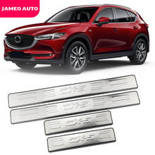 Jameo Auto Stainless Steel Car Protection Accessories for Mazda CX-5 Cx5 2017 2018 2019 2020 Door Sill Scuff Plate Welcome Pedal 2024 - buy cheap