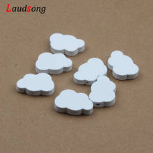 20pcs 20x30mm White Clouds Natural Wooden Beads Loose Spacer Beads For Jewelry Making Bracelet Necklace Diy 2024 - buy cheap