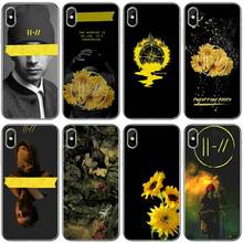 Capa de silicone macio para iphone, capa traseira para modelos iphone 6, 6plus, 7, 8plus, 5 visual 5c, se, x, xs, xr, xs max, twenty one, pilots, 21 2024 - compre barato