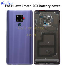 For Huawei mate 20x Battery Cover Back Panel for Huawei mate 20x EVR-L29 Rear Glass Door Housing Case +Camera Lens 2024 - buy cheap