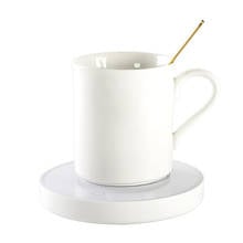 USB Heating Coaster Portable Tea Coffee Milk Cup Heater Smart Touch Cup Heating Pad Home Office Mug Warmer 2024 - buy cheap