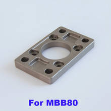 Suporte de flange para cilindro de ar fixo, 80mm mbb/mdbb, acessórios pneumáticos tipo smc