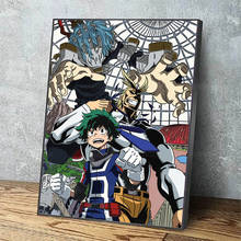 Canvas HD Prints Lot People My Hero Academia Painting Wall Art Cool Poster Modern Home Decor Modular Pictures For Living Room 2024 - buy cheap