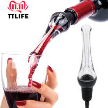 Ttlife vinho tinto arejando pourer bico decanter vinho aerador de ar rápido ferramenta derramando bomba filtro portátil vinho aerador gadget 2024 - compre barato