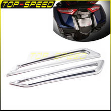 Luzes traseiras cromadas para guarnição, decoração de honda goldwing gl1800 1800 gl visite dct 2024 - compre barato