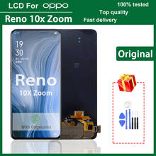 Original 6.6" Super AMOLED LCD display for OPPO Reno 10X ZOOM LCD touch screen digitizer assembly For 10x Zoom CPH1919 Screen 2024 - buy cheap