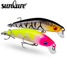 Sunlure 1pc 8 colors Minnow Fishing Lures 0.28oz Hard Lure Fishing 2.76" Tackle 6# Hook Artificial Bait  Hard Lure 2024 - buy cheap