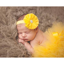 Baby Girl Costume Tutu Skirt and Flower Headband Set Newborn Photography Props Tulle skirt Clothes 0-9M 8 Colors 2024 - buy cheap