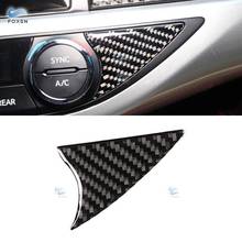 For Toyota Highlander 2015 2016 2017 2018 Car Carbon Fiber Center Control Air Condition Switch Panel Cover Protective Trim 2024 - buy cheap