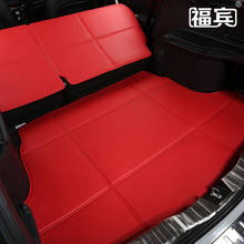 Esteras estereoscópicas 3D de cuero PU para coche, esteras para maletero + almohadillas de respaldo para Forest Subaru XV Outback, antideslizantes, impermeables, sin olor 2024 - compra barato