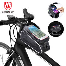 Roda up mtb bolsa de bicicleta, à prova d'água touch screen ciclismo bolsa para quadro do tubo dianteiro bolsa de celular 6.0 acessórios 2024 - compre barato