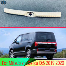 For Mitsubishi Delica D:5 2019 2020 Car Accessories Stainless Steel Rear Trunk Scuff Plate Door Sill Cover Molding Garnish 2024 - buy cheap