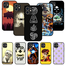 For iPhone  11 12  8 Plus Mini Pro X XR XS Max 4 5 7 6 6S 8 SE Phone Case Black Cover Funda Silicone Back Appa Yip Yip Avatar 2024 - buy cheap