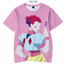 Camiseta con estampado 3D de Hunter X Hunter para hombre y mujer, ropa de calle japonesa, Hip-Hop, HXH, Killua, Hisoka, Cosplay, Tops de verano 2024 - compra barato