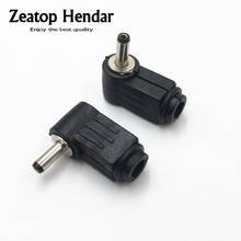 100Pcs 3.5mm x 1.3mm Male Plug Right Angle L Jack DC Power Tip Connector 2024 - buy cheap