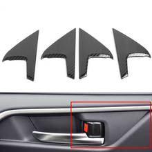 Carbon Look for Toyota rav4 xa50 2019 2020 Accessories Interior small Door Handle Frame Trim Cover Sticker Decoration 2024 - buy cheap
