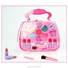 Juego de maquillaje de princesa para niños y niñas, Kit de pinceles para lápiz labial, sombra de ojos, juguete educativo, no tóxico, M19 21 2024 - compra barato