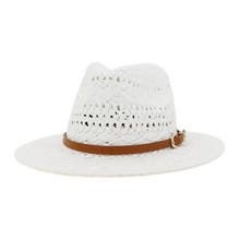2020 New Panama Hat Summer Sun Hats for Women Men Beach Straw Hat for Men UV Protection Cap 2024 - buy cheap