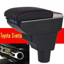 For Toyota Sienta armrest box central Store content box with cup holder ashtray USB Sienta armrests box 2024 - buy cheap