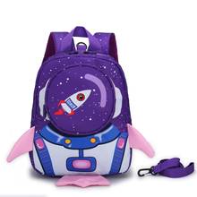 Mochila con estampado de cohete espacial para bebé, niño y niña escolar para morral, bonita Mochila Infantil 2024 - compra barato