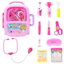 Kids Play House Doctor Simulation Stethoscope Trolley Medicine Suitcase Toy Gift 2024 - buy cheap