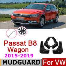 Para-lamas para volkswagen, passat b8 wagon estate 2005-2011 guarda-lamas contra respingos acessórios 2019 2015 2018 2024 - compre barato