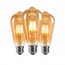 Retro Edison Light Bulb E27 220V 6W 8W 12W ST64 G80 G95 T45 T185 A19 A60 Filament Incandescent Ampoule Bulbs Vintage Edison Lamp 2022 - buy cheap
