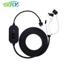 Gkfly sae j1772 dispositivo de carregamento carregador para controlador automático tipo casa 1 110v 240v ac 16a ev carregador portátil veículo elétrico 2024 - compre barato