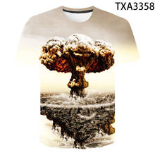 2020 New 3D T shirt Atomic Bomb Explosion Men Women Children Casual Fashion Streetwear Boy Girl Kids Printed T-shirt Tops Tee 2024 - buy cheap