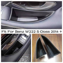 Acessórios de plástico para mercedes benz w222 s class 2004-2012, kit de tampa, descanso de braço e caixa, armazenamento de portas dianteiras 2024 - compre barato