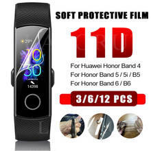 Honor Band 6 5 4 Protective Film For Huawei Watch Band B6 B5 Hydrogel Armor Protection Film Not Tempered Glass Soft TPU Cover 2024 - buy cheap