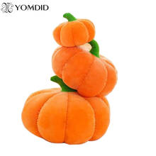 Yomdid travesseiro de abóbora 40/60cm, almofada de abóbora macia, para crianças, presente de aniversário, halloween, frutas, vegetais 2024 - compre barato