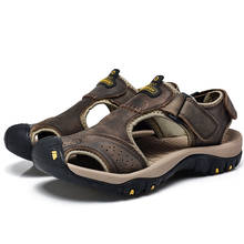 Cuir hombre vietnam herren sandalen genuino rasteira sandalias de couro da erkek verano crasiicoco 5 playa sandalias de los hombres de cuero de los hombres 2024 - compra barato