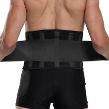 Women Men Adjustable Elastic Medical Waist Support Belt Neoprene Lumbar Back Brace Fitness Belt Waist Trainer Posture Corrector 2024 - buy cheap