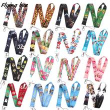 Flyingbee Cartoon Icons Style Anime Lovers Key Chain Lanyard Neck Strap for USB Badge Holder DIY Hang Rope X1368 2024 - buy cheap