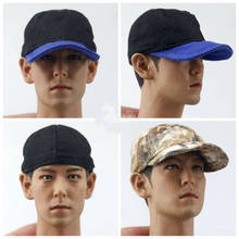 Escultura de cabeza de soldado masculino a escala 1/6, Estrella coreana bigbang con sombrero para cuerpo de figuras de acción de 12 pulgadas 2024 - compra barato