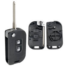 2 Button Flip Folding Modified Remote Key Shell Car Case Fob Cover Fit for Nissan Qashqai Primera Micra Navara Almera Note Sunny 2024 - buy cheap