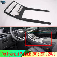 For Hyundai Palisade 2018 2019 2020 Car Accessories Carbon Fiber Style Gear Shift Panel Center Console Cover Trim 2024 - buy cheap