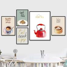 Abstract Home Decoration Posters Chinese Restaurant Dumplings Foods Hd Print Canvas Painting Wall Art Picture for Kitchen Room 2024 - buy cheap