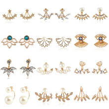 2019 Earring Heart Flower Angel Wings Earrings Ladies Statement Pearl Sale New Aros Luxury Stud Ear Jewelry Wholesale Pendientes 2024 - buy cheap