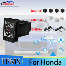 XINSCNUO Автомобильная электроника Беспроводная для Honda Odyssey TPMS система контроля давления в шинах датчик ЖК-дисплей 2024 - купить недорого