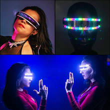 New Fashion LED Glasses Flashing Light up Glasses DJ Bar Night Party Costume Glasses Dance Show Lighting Props 2024 - buy cheap