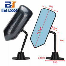 Universal Car Rear Mirror Auto F1 Type Side Wing Pair Manual Adjustable Carbon Fiber Look Side View Mirror Kit Car Accessories 2024 - buy cheap