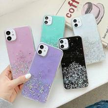 Soft Silicone Bling Glitter Phone Case For iPhone 12 mini 11 Pro X XS Max XR Back Cover For iPhone SE 2020 7 8 6 6S Plus Fundas 2024 - buy cheap