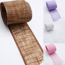 New 40MM tulle lace ribbon 10 yards /20 yards DIY handmade material hair bow net yarn bow 2024 - buy cheap