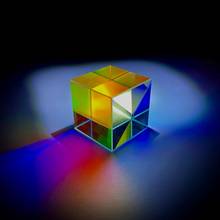 28*28*28mm Color Cube Prism Rainbow Cubes for Photography 6 Sides Light Glass Prisma H-K9L Optical Prisme Physics Optics 2024 - buy cheap