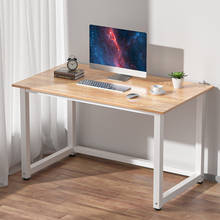 Стол компьютерный с армированным лучом 43 дюйма, МДФ-панель со стальной рамой, современный простой письменный стол для дома и офиса, мебель для ПК 2024 - купить недорого